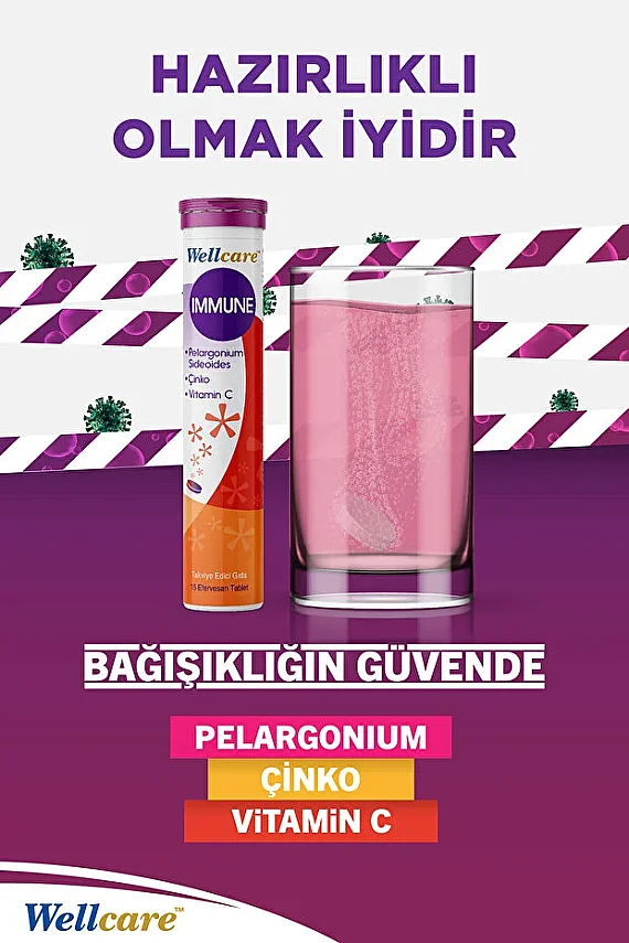 Wellcare İmmune 15 Efervesan Tablet - 3