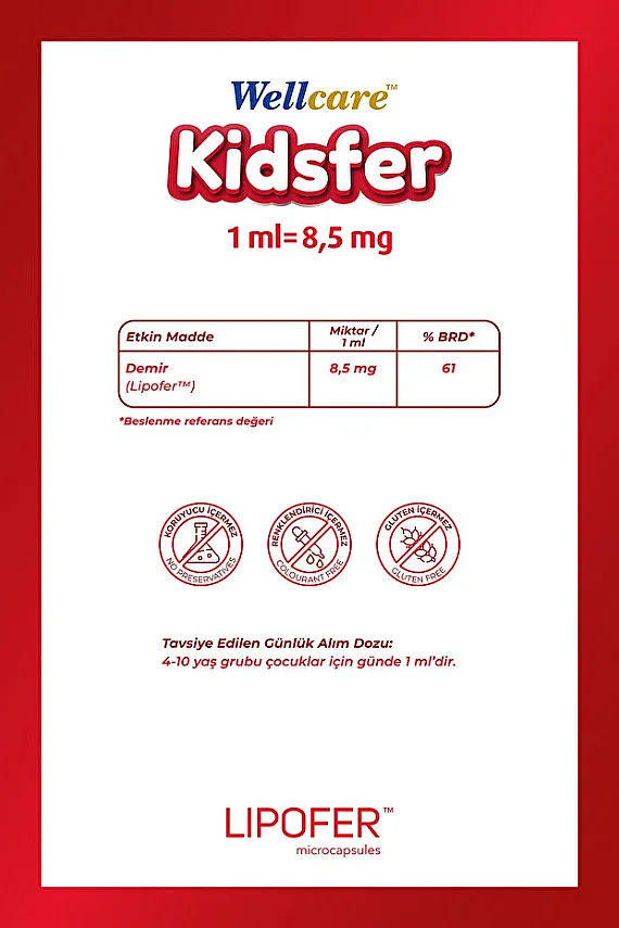 Wellcare Kidsfer 30 ml - 2