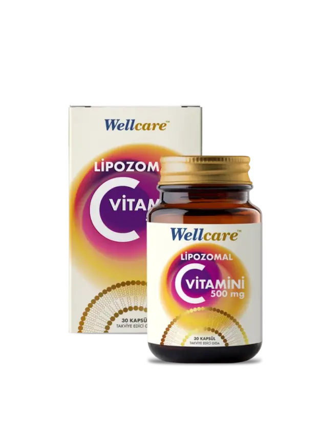 Wellcare Lipozomal Vitamin C 500mg 30 Kapsül - 1