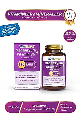 Wellcare Magnezyum B6 Vitamini 120 Tablet - Wellcare