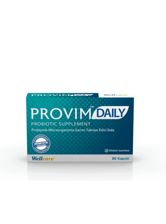 Wellcare Provim Daily Probiyotik Mikroorganizma 30 Kapsül - Wellcare