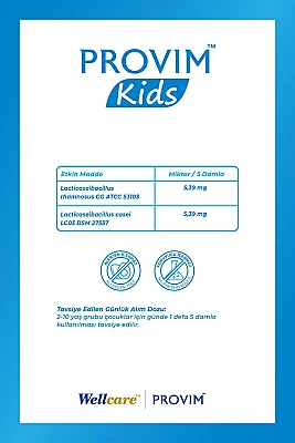 Wellcare Provim Kids Damla 8 ml - 2