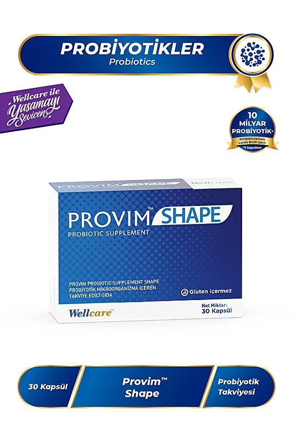 Wellcare Provim Shape Takviye Edici Gıda 30 Kapsül - 1