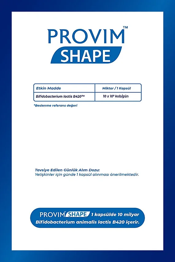Wellcare Provim Shape Takviye Edici Gıda 30 Kapsül - 2