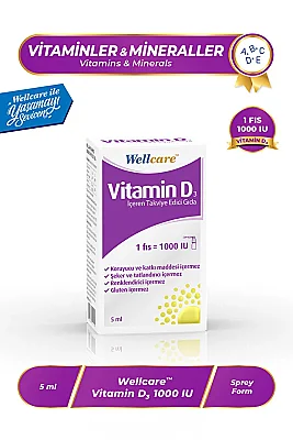 Wellcare Vitamin D3 1000 IU 30 ml - Wellcare