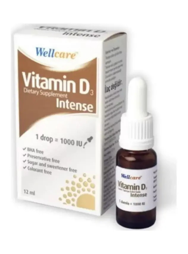 Wellcare Vitamin D3 Intense 1000 IU 12 ml - 1