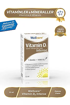 Wellcare Vitamin D3 Intense 1000 IU 12 ml - Wellcare