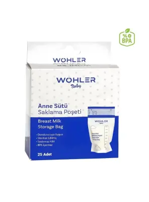 Wohler Baby Anne Sütü Saklama Poşeti 25 Adet - 3