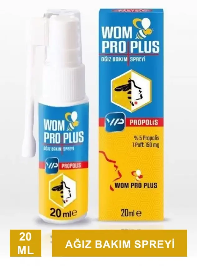 Wom Pro Plus Ağız Bakım Spreyi 20 ml - 1