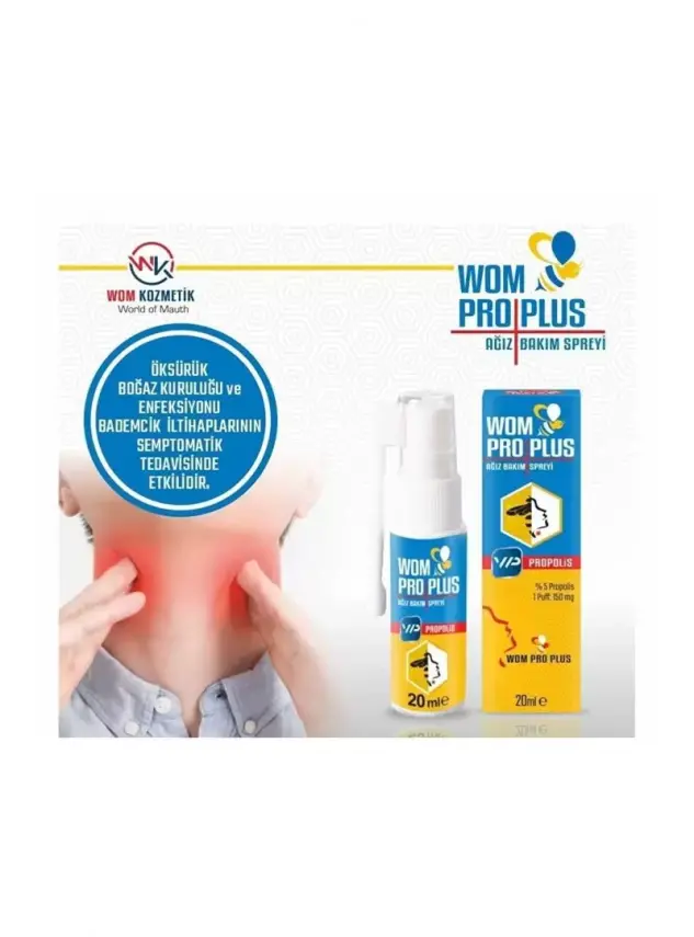 Wom Pro Plus Ağız Bakım Spreyi 20 ml - 3