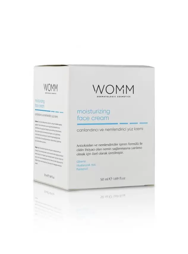 Womm Moisturizing Face Cream - Nemlendirici Yüz Kremi - 50 ml - 2