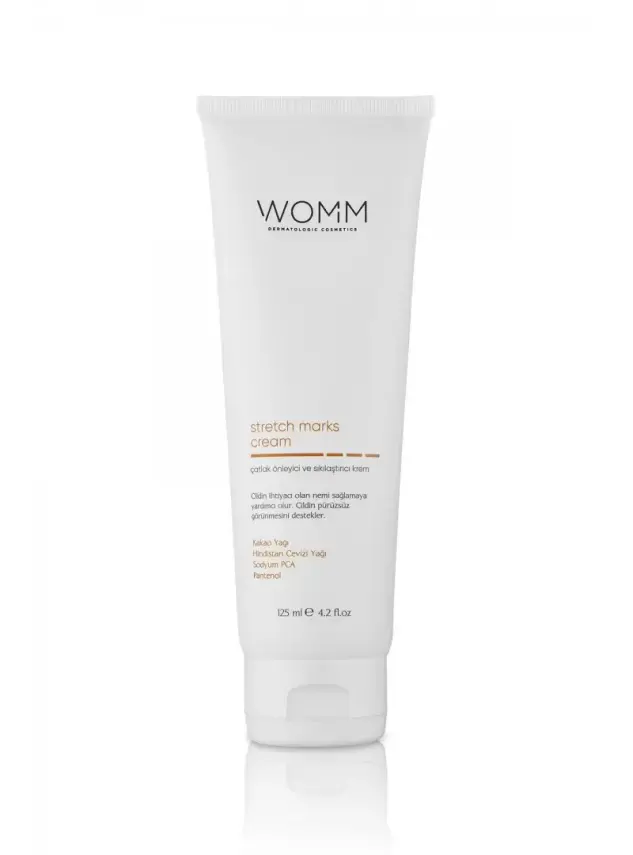 Womm Stretch Marks Cream - Çatlak Önleyici ve Sıkılaştırıcı Krem - 125 ml - 1