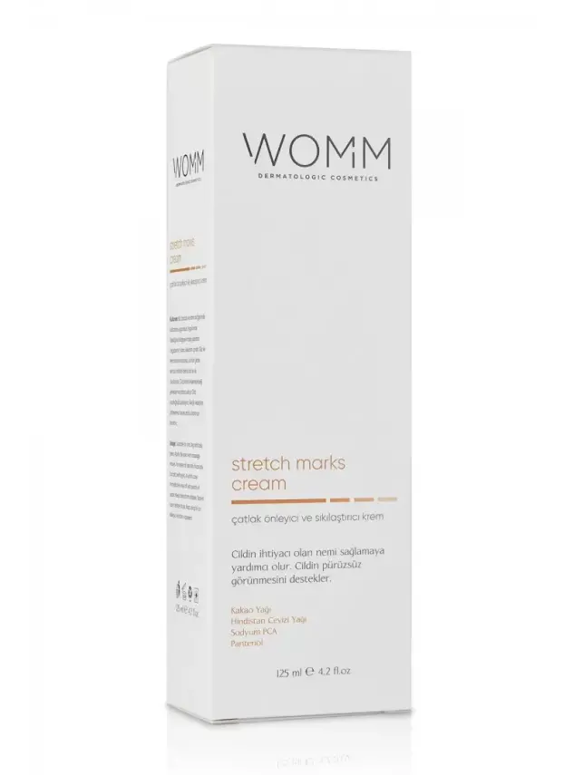 Womm Stretch Marks Cream - Çatlak Önleyici ve Sıkılaştırıcı Krem - 125 ml - 2