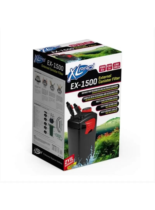 Xlpro Ex-1500 Dış Filtre 1500L/H(Dolu) - DİĞER