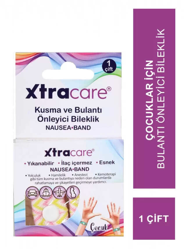 Xtracare Çocuk Kusma ve Bulantı Önleyici Bileklik 1 Çift - Xtracare