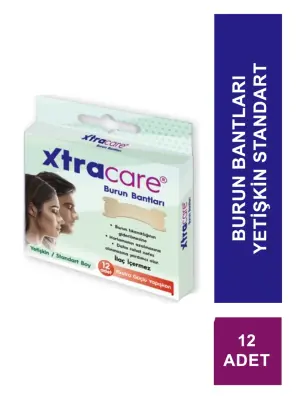 Xtracare Yetişken Standart Burun Bantları 12 Adet - 1