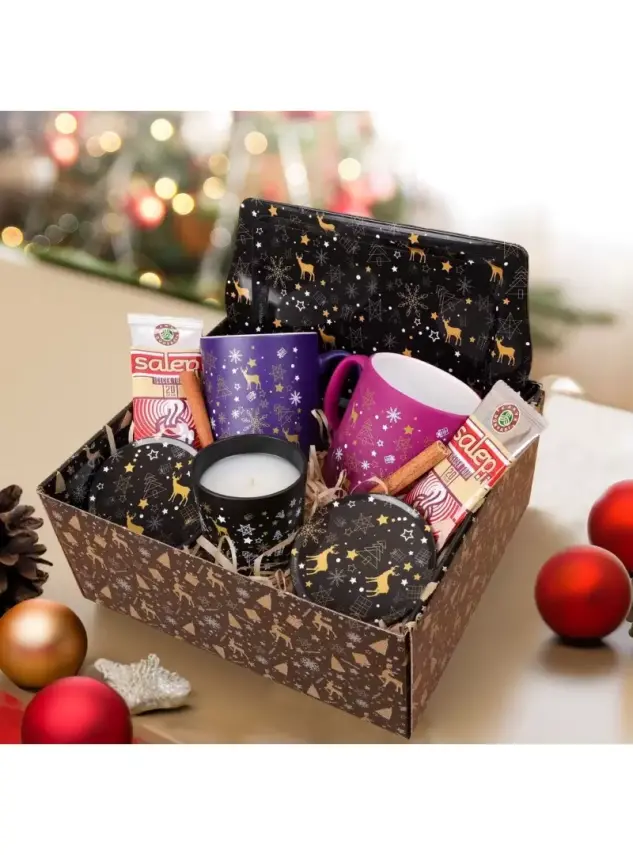 Yılbaşı Özel Karşılıklı Salep Keyfi Hediye Kutusu - 1