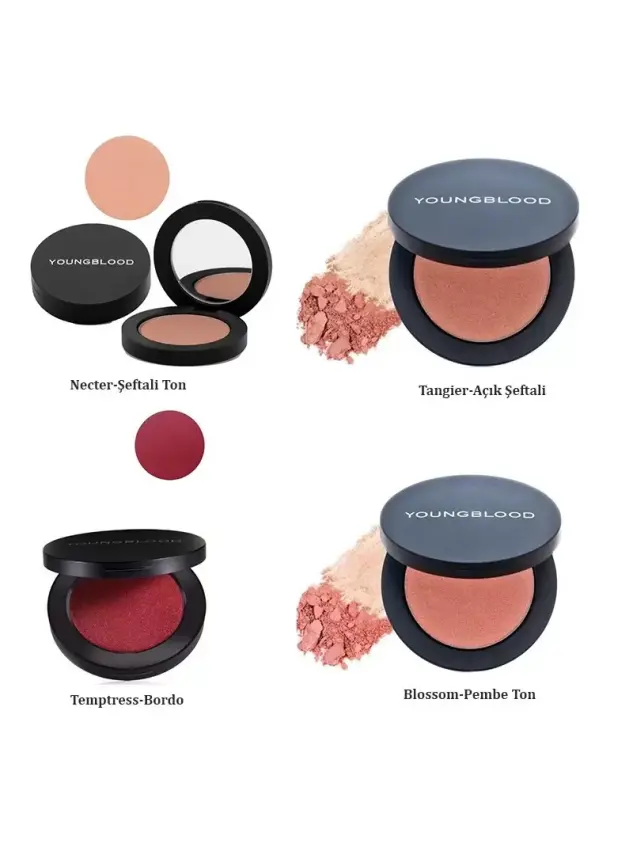 Youngblood Pressed Blush Compact Mineral Allık 3g - 1