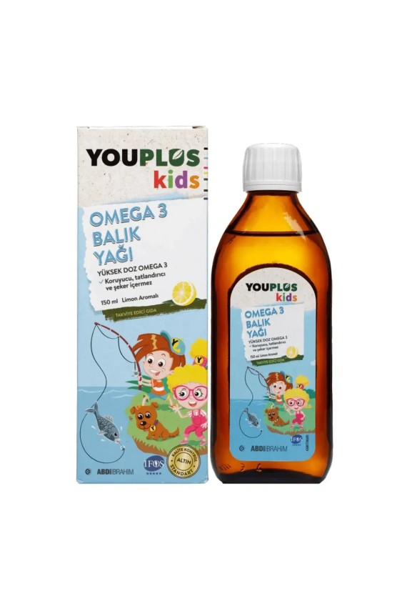 Youplus Kids Omega 3 Balık Yağı 150 ml - 1
