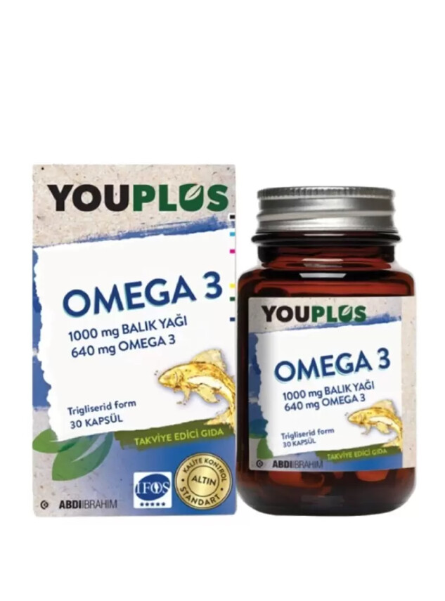 Youplus Omega 3 30 Kapsül - Abdi İbrahim