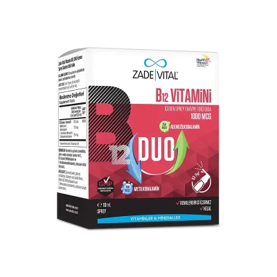 Zade Vital B12 Duo Vitamini 10ml Sprey - 2
