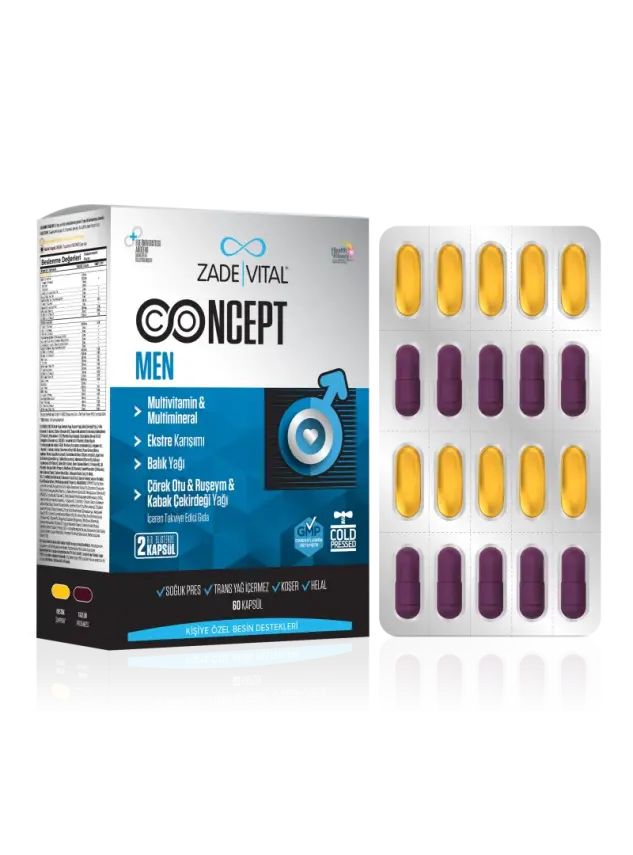 Zade Vital Concept Men 60 Kapsül - 1