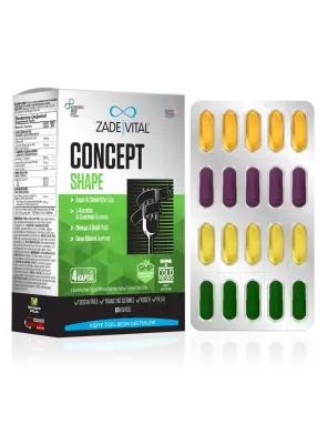 Zade Vital Concept Shape 60 Kapsül - Zade Vital