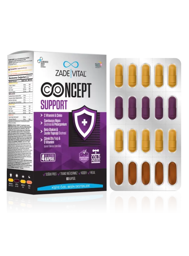 Zade Vital Concept Support 60 Kapsül - 1