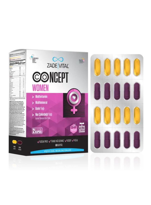 Zade Vital Concept Women 60 Kapsül - 1