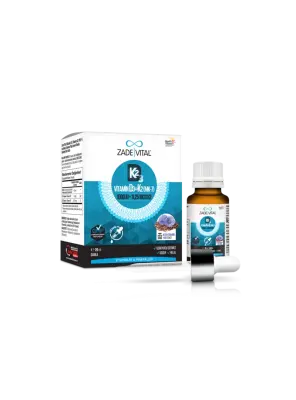 Zade Vital D3K2+Keten Tohumu Yağı Damla 20 ml - Zade Vital