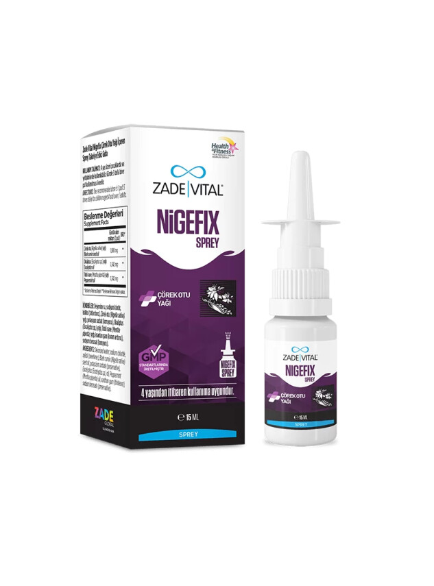 Zade Vital Nigefix Sprey 15 ml - Zade Vital