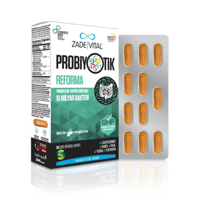 Zade Vital Probiotics Reforma 30 Kapsül - Zade Vital