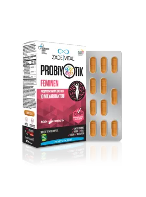 Zade Vital Probiyotik Feminen 30 Kapsül - Zade Vital