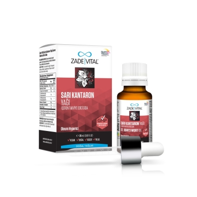 Zade Vital Sarı Kantaron Yağı 20 ml - Zade Vital