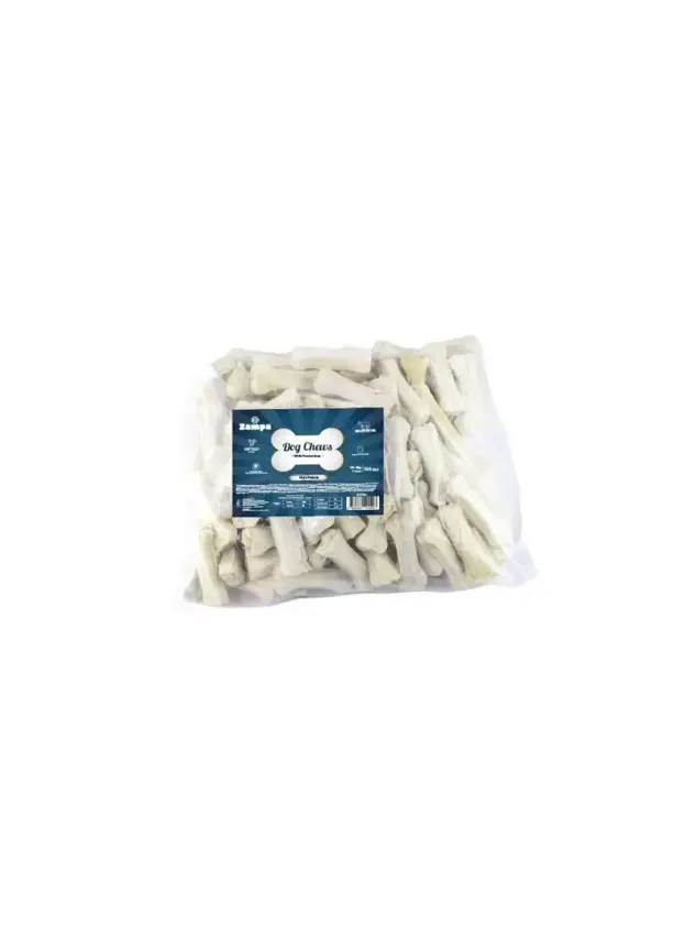 Zampa 7 Cm Beyaz Pres Kemik 100lü - 1