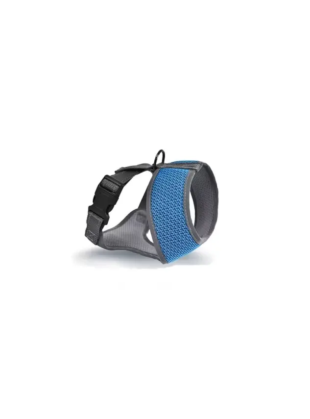 Zampa Finix Köpek Gövde Tasması Mavi Small 28x34-45 Cm - 1
