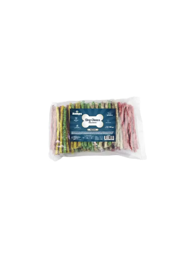 Zampa Munchy Burgu Çubuk -Sticks- Kemik Köpek Ödülü 100 lü 5g - Zampa