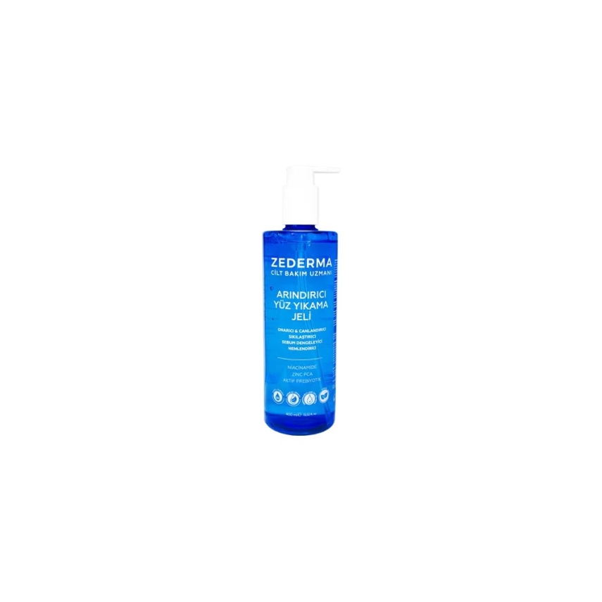 Zederma Arındırıcı Yüz Yıkama Jeli Yağlı Akne Eğilimli ve Hassas Ciltler İçin 400 ml - 1