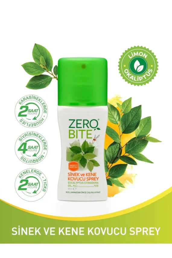 Zerobite Bitki Özlü Sinek ve Kene Kovucu Sprey 100 ml - 1