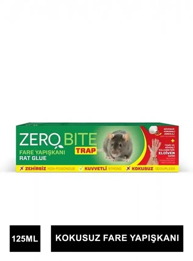 Zerobite Trap Fare Yapışkanı - Eldiven Hediyeli - 125 ml - 1
