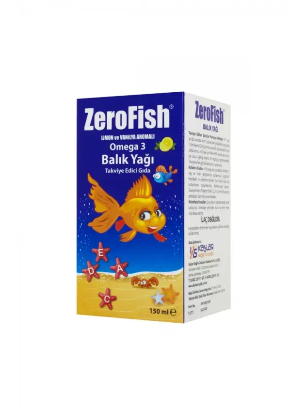 ZeroFish Omega 3 Balık Yağı 150 ml - 1
