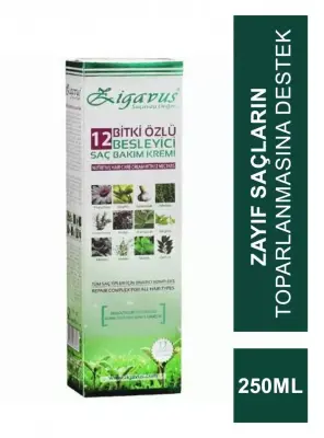 Zigavus 12 Bitki Özlü Saç Bakım Kremi 250ml - 2