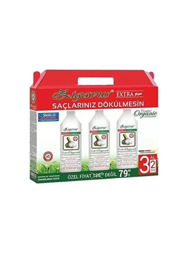 Zigavus 3 Al 2 Öde Extra Plus Sarımsak Kofre Paket 3*250ml - Zigavus
