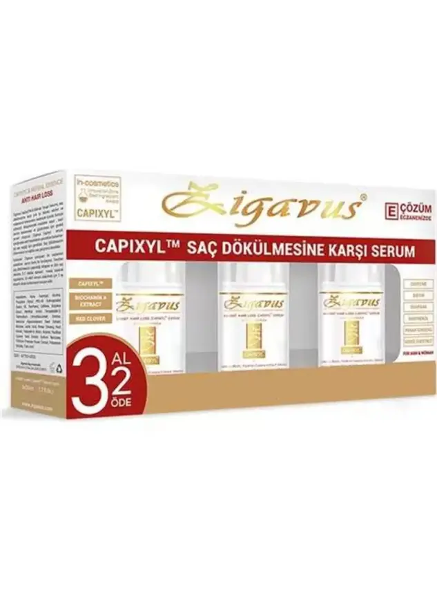 Zigavus Capixyl Saç Dökülme Karşıtı Serum 3x50ml - 3al 2öde - 1