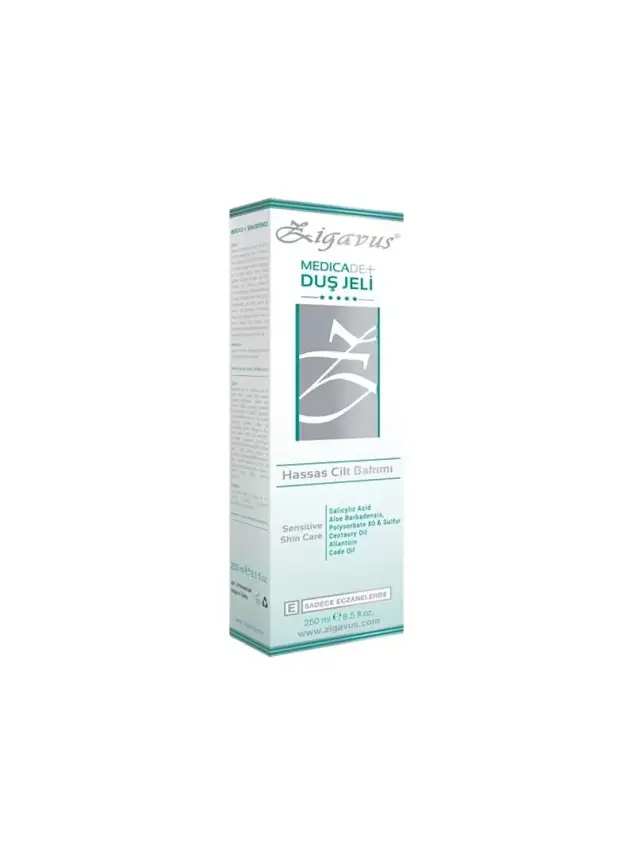 Zigavus Hassas Ciltler İçin Medicade Duş Jeli 250ml - 1