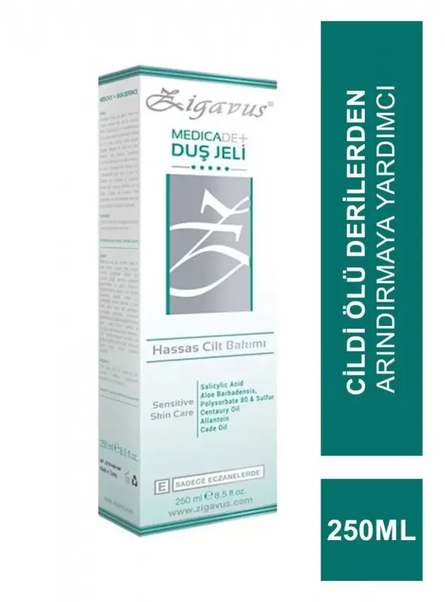 Zigavus Hassas Ciltler İçin Medicade Duş Jeli 250ml - 3