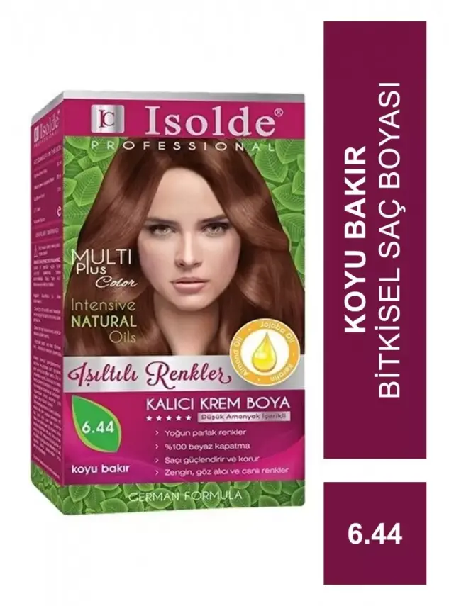 Zigavus Isolde Bitkisel Saç Boyası 6.44 - Koyu Bakır - - 2