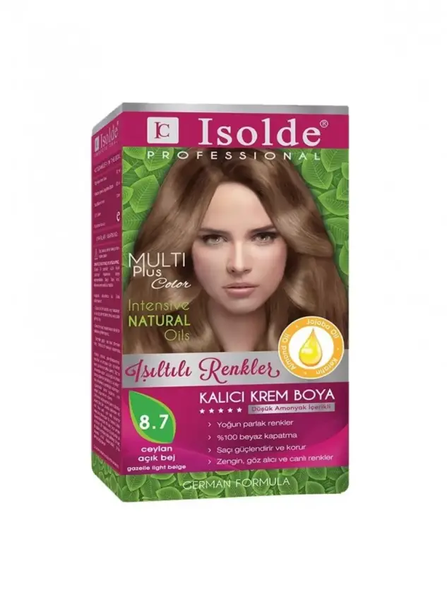 Zigavus Isolde Bitkisel Saç Boyası 8.7 - Ceylan Açık Bej - - 2
