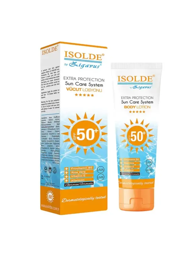Zigavus Isolde Güneş Koruyucu Vücut Losyonu Spf50+ 100ml - 1