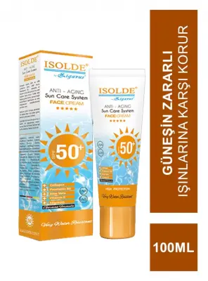 Zigavus Isolde Güneş Koruyucu Yüz Kremi Spf50+ 100ml - 1